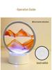 3D Quicksand Night Light - Touch-Control Atmosphere Lamp with Hourglass Landscape Design, Perfect for Relaxation and Gift Giving