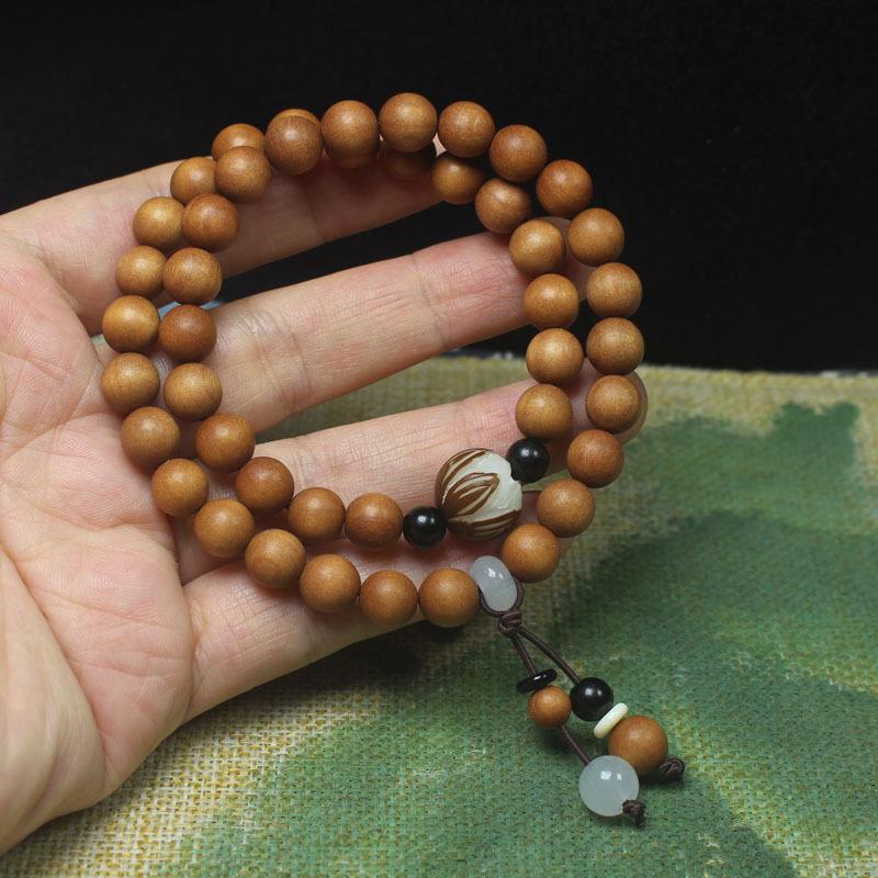 Natural Barbie Sandalwood Lotus Bead Bracelet Elegant Hand Ornament Jewelry