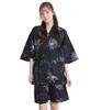 Jinbei Japanese Summer Summer Fireworks Bon Odori Floral Japanese Design Blue with [ON NISHIKI] Women's (traditional Wear) - Stylish, 100% Cotton,
