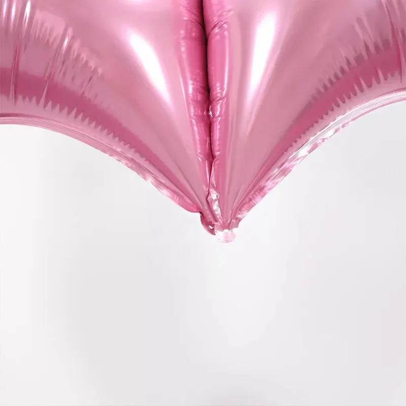 Love Heart Aluminum Film Balloon Peach Heart Foil Balloon Wedding Room Decor Bride To Be Photobooth Props Baloon Bridal Shower