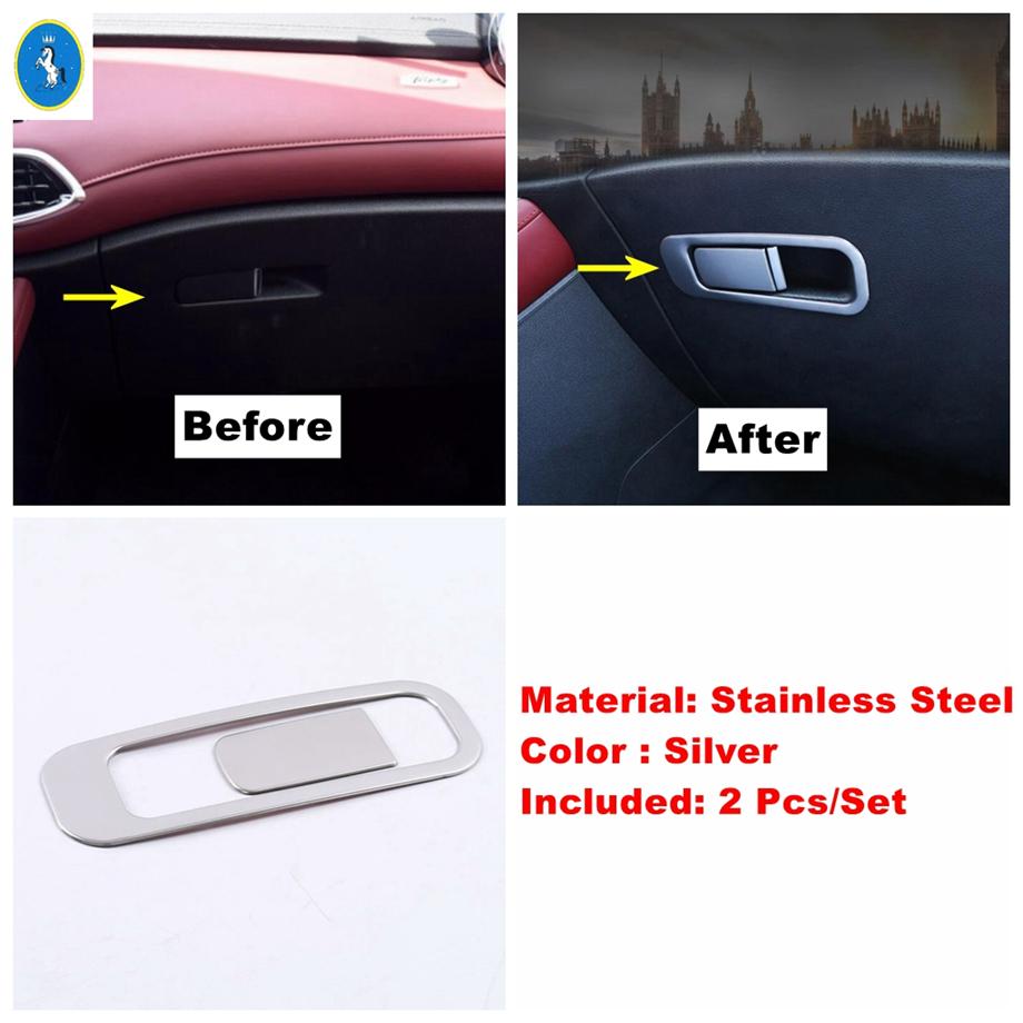 Silberne Autozubehörteile Fensterheber / Zentrale Klimaanlagensteuerung / Handschuhfach-Sequenzabdeckung für MG HS / HS Plug-in - 2024