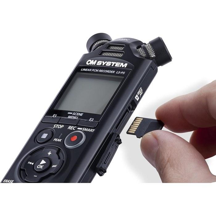 OM SYSTEM LS-P5 Portable Recorder Black