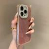 3 IN 1 Bling Glitter IMD Candy Color Phone Case For iPhone 16 15 14 13 12 11 17Pro Max Plus Diamond Camera Protector Shining Cover