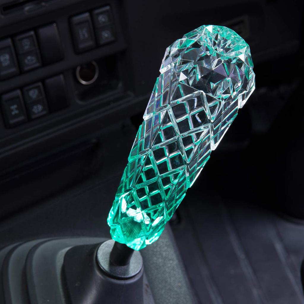 Original Shift Knob - Ya-180mm Clear/Green 10/12X1.25, 12X1.75 MI-MIN180-GR