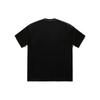 Li Ning T Shirts Unisex Black Crew Neck Moderate Straight Fit AHSU263-3