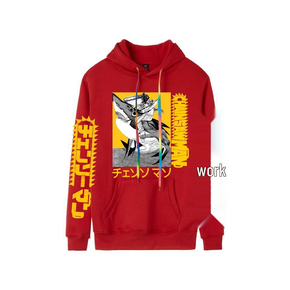 Chainsaw Man Hooded Sweatshirt - European Size Unisex Spring/Autumn Pullover