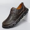 Fashion Mens Casual Shoes High Quality Classics Business Comfortable Leather Shoes Office Ventilate Versatile Mens Leisure Walk Shoes