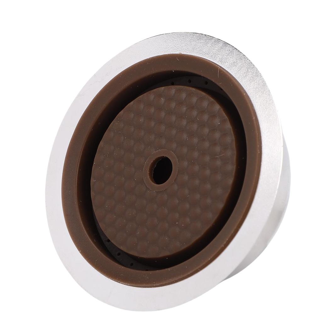 Capsula Caffè Riutilizzabile Adatta per Linea Macchina da Caffè Filtro Caffè Ricaricabile in Acciaio Inossidabile 304 con Spazzolino e Cucchiaino
