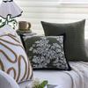 Modern Light Luxury Style Pillow Model Room Olive Green Sofa Pillow Case B&B Bedside Pillow Waist Pillow Soft Cushion