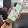 Soft case Full wrap Phone Case For LG Velvet 4G/5G Graffiti Phone Pouch TPU Animals Durable Silicone Fashion Design Cute