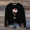 Women's Fashion Printed Long Sleeve Loose Round Neck Sweatshirt Top Fall