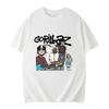 Music Band Gorillaz PUNK ROCK Printed T Shirt Men Women Summer 90s O-neck  Short Sleeve T-shirts Clothes Vintage Clothing Tees