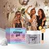 Jaysuing Silver Glitter Gel for Dance Makeup