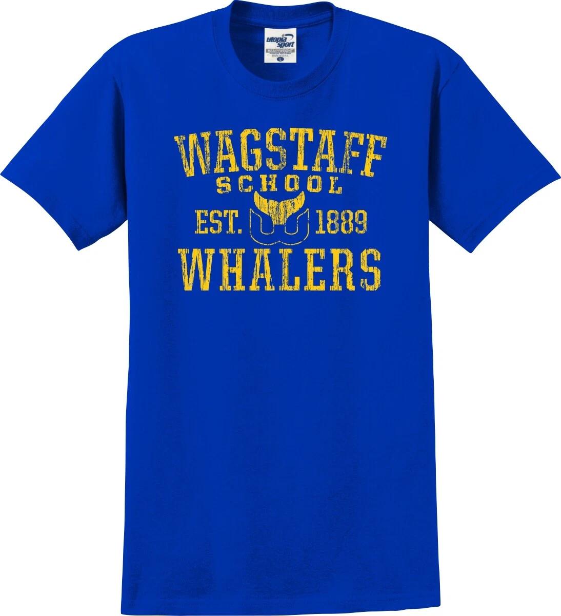 

Школьная футболка Wagstaff Whalers с потертостями, унисекс (С-5Х) S