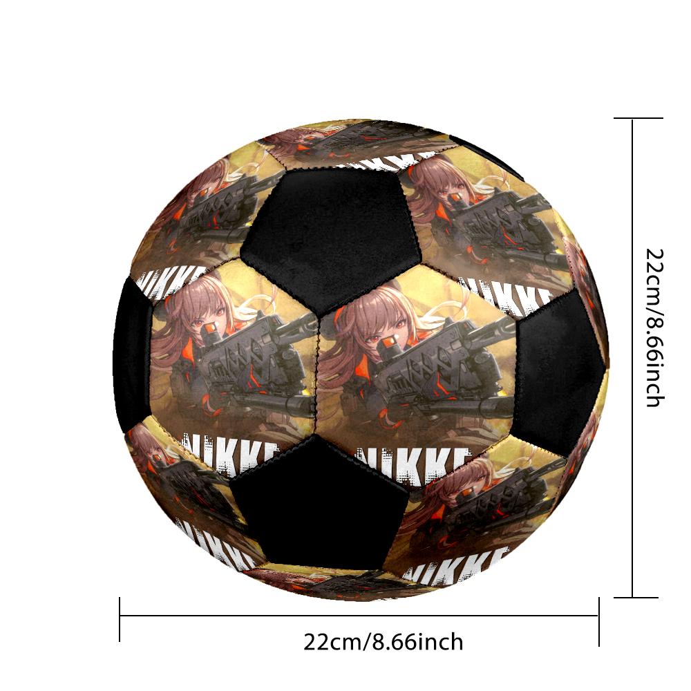 Pallone da Calcio Colorato Cucito a Macchina PVC Misura 5 Pronto per Allenamento di Squadra e Competizione Resistente Alto Rimbalzo Raffreddamento Regalo Sportivo