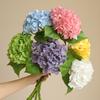 Advanced Feel Moisturizing Hydrangea Simulation Flower, Mori Wedding Home Decoration Flower Fake Flower Simulation Hydrangea Flower