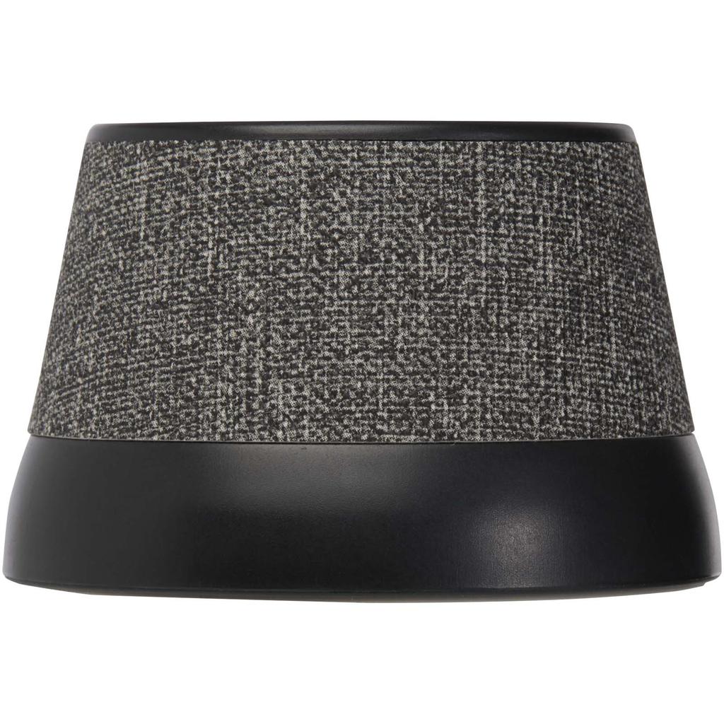 Deep Black "Horna" 3 W Recycled Plastic Magnetic Wireless Speaker