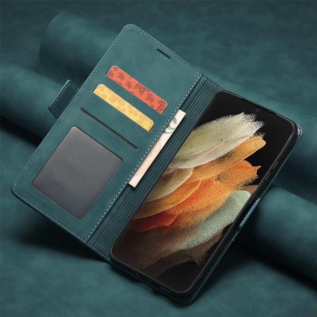 Funda de cuero con tapa para teléfono Iphone 14 Plus 13 Pro Max 11 12 Mini Xr X Xs Max 7 8 Plus 6 6s Se 2020, funda tipo billetera magnética de lujo