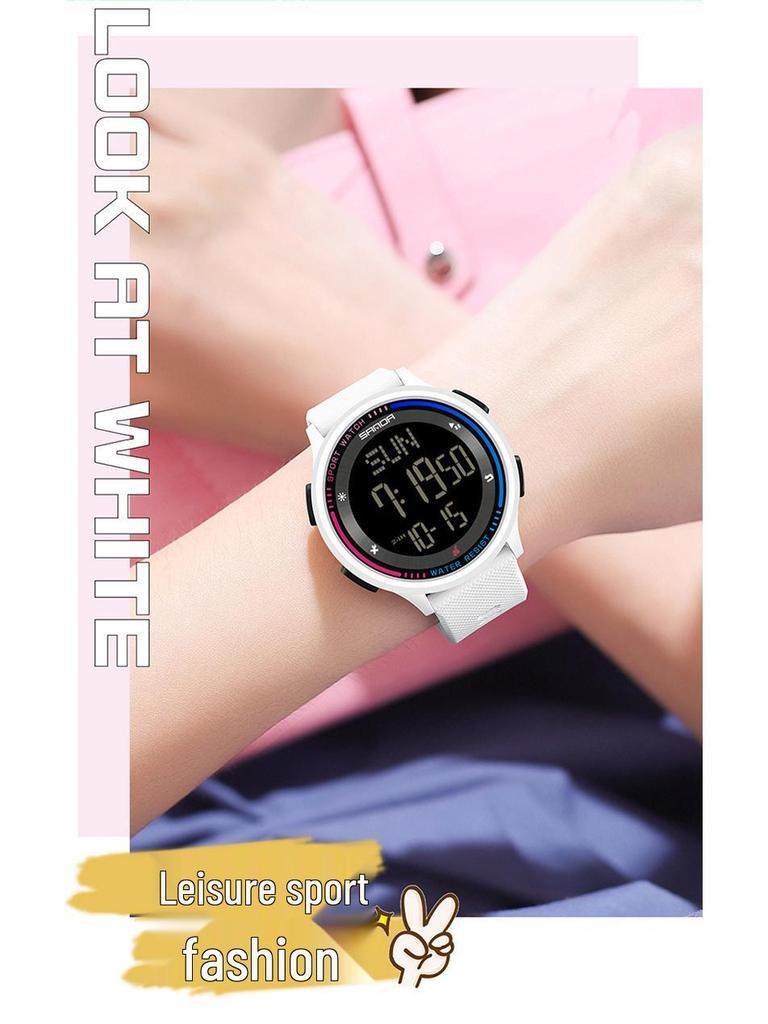 Sanda New Youth Luminous Waterproof Student Watch - Unisex Design for Middle Schoolers