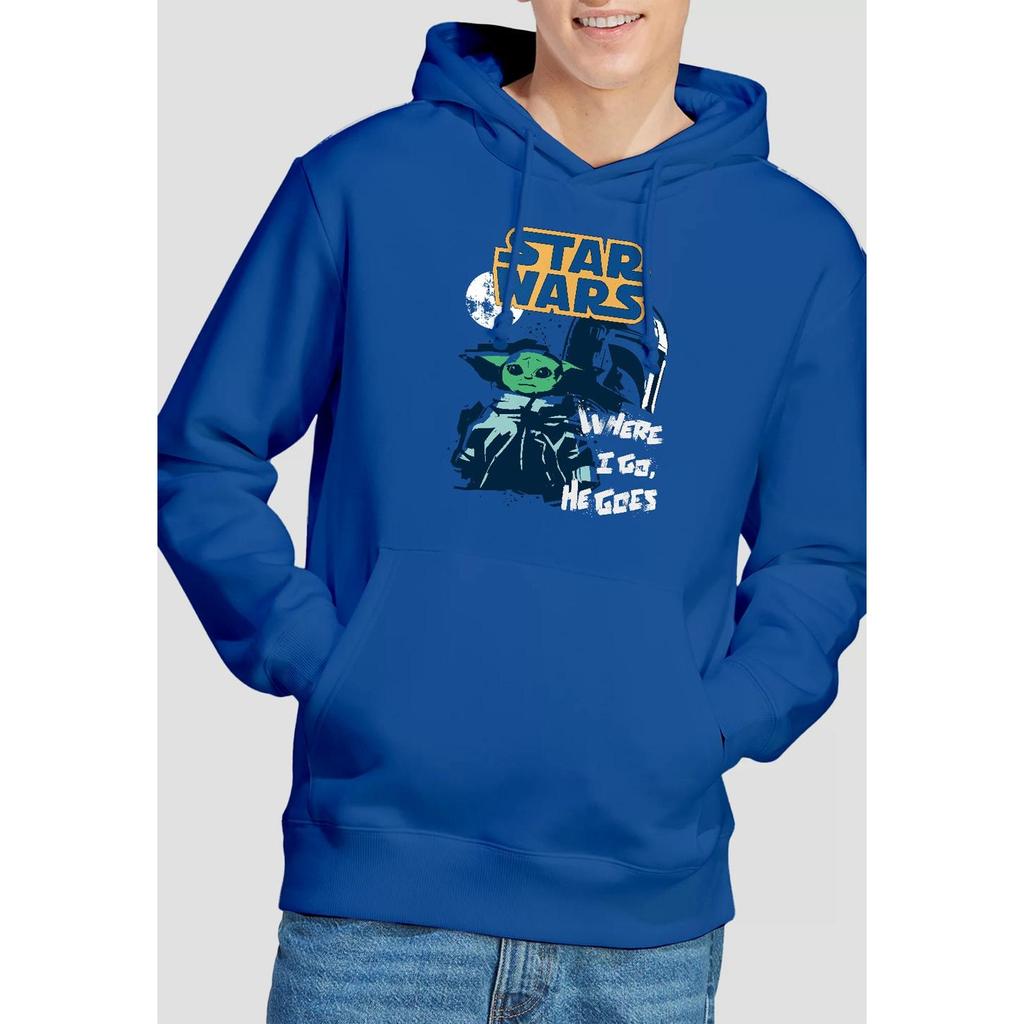STAR WARS Pánská mikina s kapucí Grogu Swipe