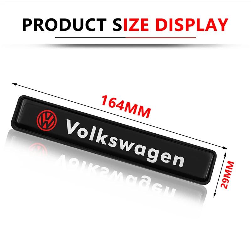 Car Decorative Light LED Front Hood Grille Emblem Badge Decor For Volkswagen Jetta MK5 MK6 Golf-4 5 6 7 Passat 3B7 601 171 B5 B6