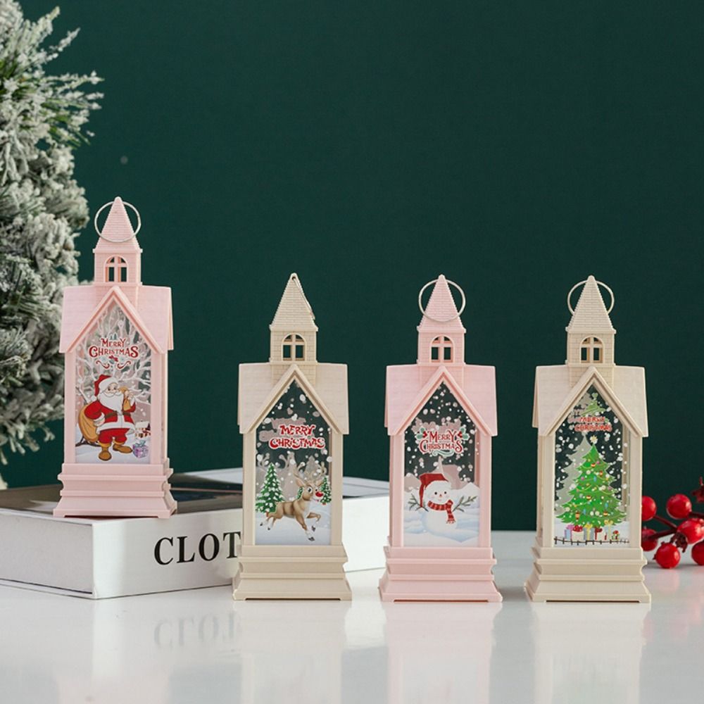 Christmas tree Christmas Santa Lantern LED Snowman Hanging Lanterns Christmas Wind Lantern Home