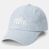 Tomtomorrow Ttmr Clam Logo Ball Cap [grey Blue]