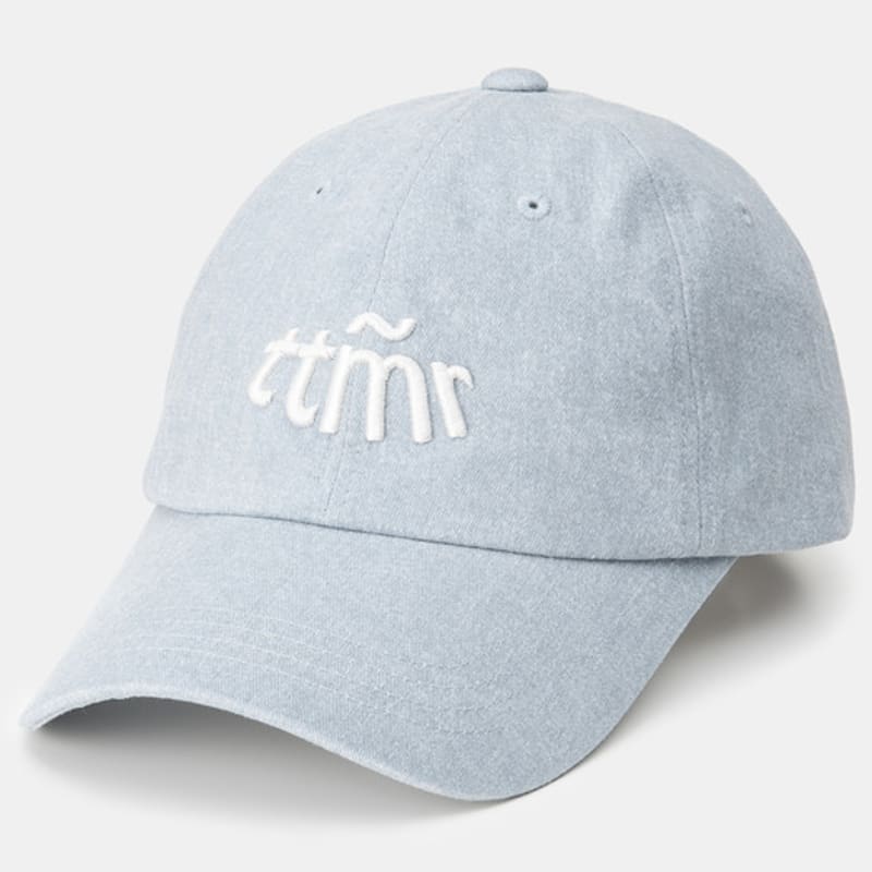 Tomtomorrow Ttmr Clam Logo Ball Cap [grey Blue]