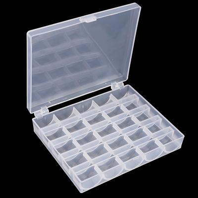 25/36 cívky Cívky Šicí stroj Prázdné pouzdro na cívku Organizér Úložný box