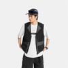 Li-Ning CF Outdoor Solid Color Zip V-Neck Multi-Pocket Water-Resistant Sleeveless Vest Men Vests Black AMDV035-1