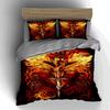 Fiery Dragon Design. Bedding Duvet Cover Sets Duvet Covers Pillowcases Gifts (1 * Duvet Cover 2 * Pillowcases, Without Duvet Insert)