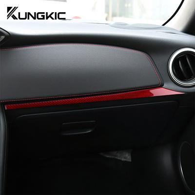 Soft Carbon Fiber Trim for Subaru BRZ Toyota GT86 2012-2016 2017 2018 2019 2020 Car Dashboard Strip Co-Pilot Console Accessories