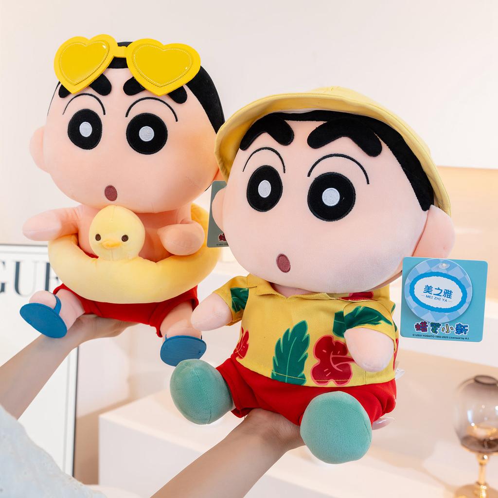 22/30/40cm Summer Funny Crayon Shin-chan Plushies Stuffed Anime Vacation Shin Chan Plush Toy Birthday Gifts Girl Child