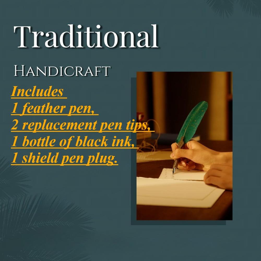 English Calligraphy Pen, Feather Pen, Dip Pen, Practice Calligraphy Pen, High-end, Art, Artistic Calligraphy, Glass Comic Pen