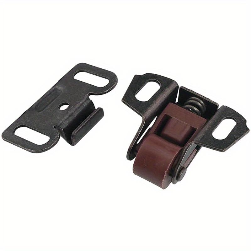 4 buc. Zăvor cu bilă pentru ușa dulapului, Clip cu rolă pentru ușa dulapului, Închizătoare cu clic