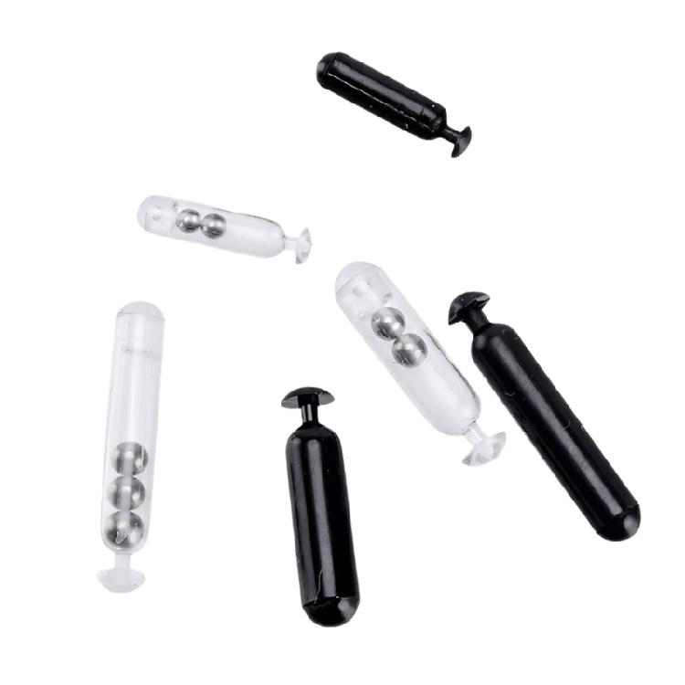 Plastic Sound Rattles Steel Beads Lure Jig Rattle Insert Tube for Soft Lure Baits Making Accessories