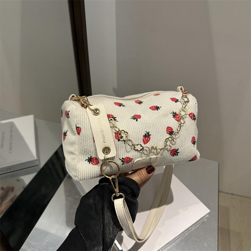 Fashion Cute Girl Pillow Bag With Canvas Material For Daily Casual Use