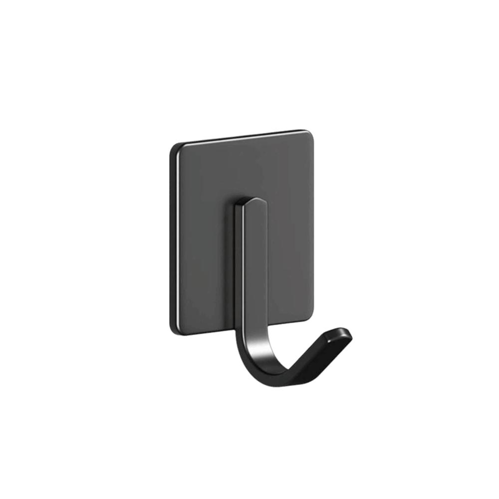 6pcs/set Waterproof Stainless Steel Hooks No Drill Wall Hook Clothes Hanger  Bathroom