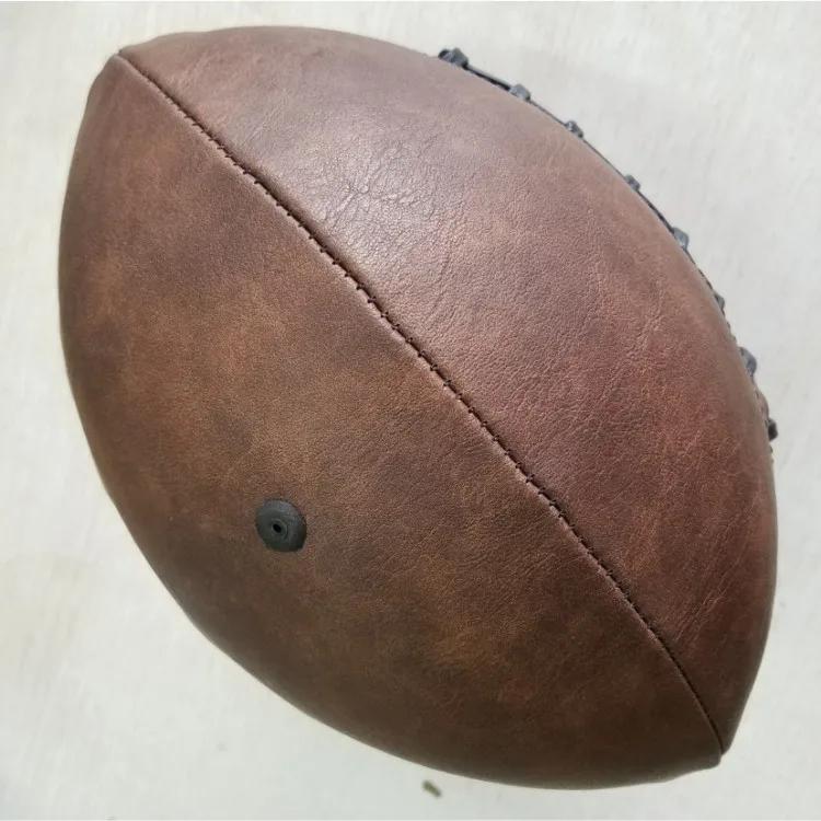 Soft Rubber No. 9 Rugby Ball American Football Ball Sport Match For Child Kids Adult College Teenagers Training /decoration