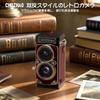 CHUZHAO Mini Retro Digital Camera - Vintage TLR Style Compact SLR-like Digital Camera, Autofocus, 16GB SD Card Included, Perfect Gift for Beginners, T