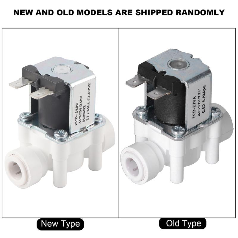 Quick Connector Solenoid Valve Plastic Electric Solenoid Valve 3/8in Quick Connector Normally Closed Solenoids Valves
