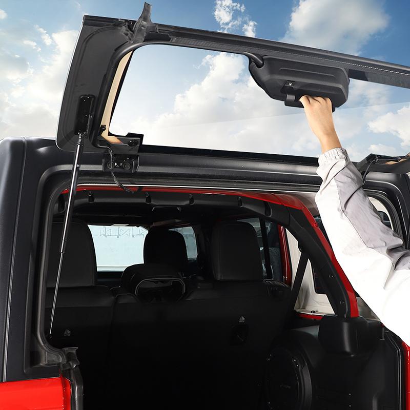 Držák kliky skla zadních dveří, montážní držák vhodný pro Jeep Wrangler JL 2018 Up, doplňky do interiéru