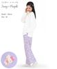 Hello Kitty Room Knit Long Long Top and Bottom Covered Loungewear x [SAZAC] Wear, Quilt, Women's, Sleeves, Pants, Set, Pajamas, (Ivory