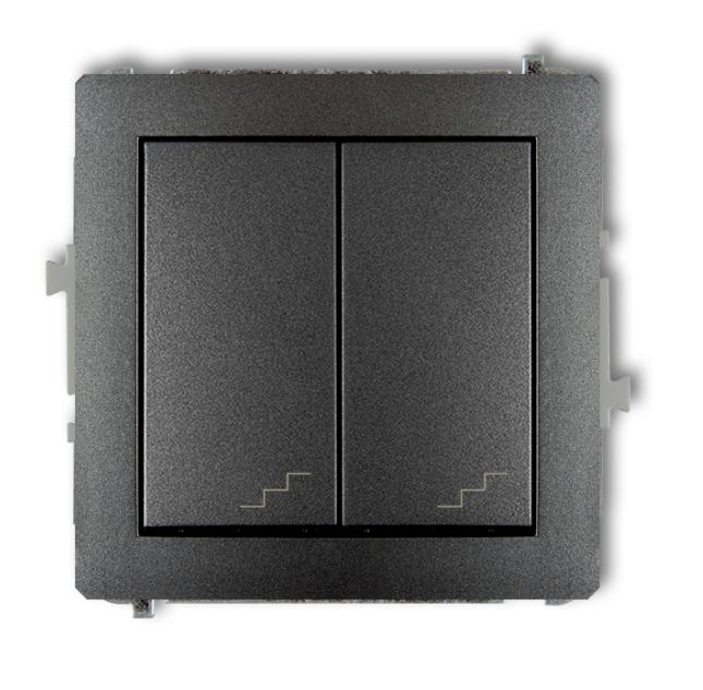 Deco Double Stair Connector Graphite 11Dwp-33