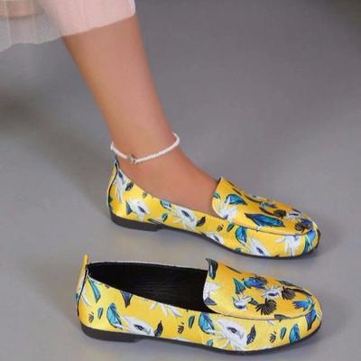 Zapatos Planos para Mujer Punta Redonda Transpirables Casuales Planos Oficina Mujer Primavera y Otoño 2024 Talla Grande 35-41Zapatos Planos
