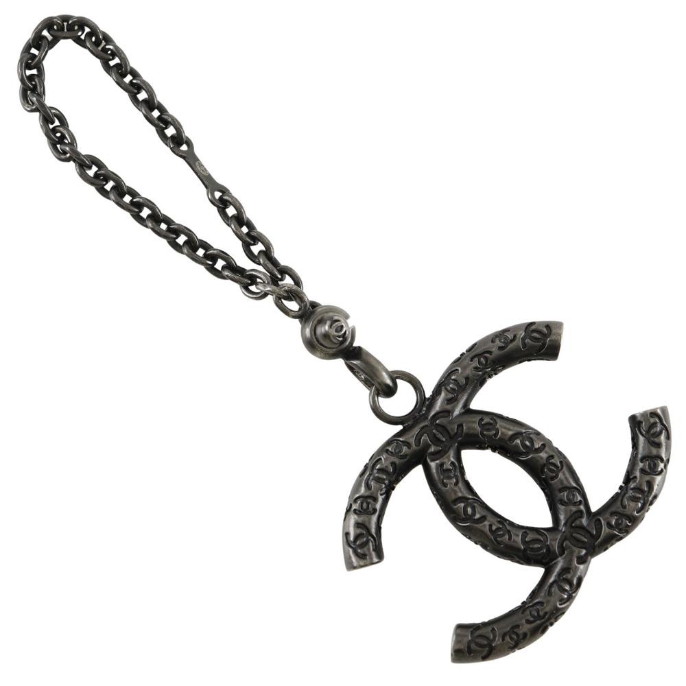 

CHANEL COCO Mark charm black metallic Women Used