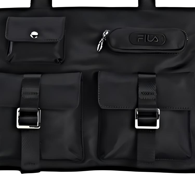 

Новая тканевая сумка через плечо FILA, сумка кроссбоди, сумочка очень маленькая женская черная F13W449171FBK 35.6*14.5*24.9CM