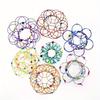 Variety Mandala Flower Basket with Many Changes Waiting for You To Explore - Wire Magic Ring Rotating Ornaments, Creative Wire Art Decorating