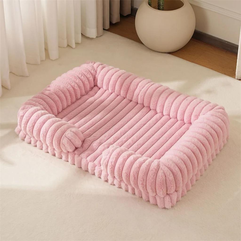 Foam Sofa S M L XL XXL Calming Dog Bed Orthopedic Memory Foam Sofa Couch Waterproof Removable Cover Plush Mat for Small Medium