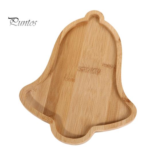 

Поднос для рождественских закусок, бамбуковая сервировочная тарелка, декоративное блюдо, подставка для орехов, настольный поднос для еды, современная домашняя фруктовая чаша в форме рождественской елки, закуски для вечеринки B